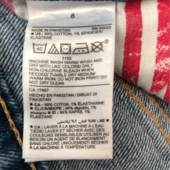 EUC! High-Waisted O.G. Straight Cut-Off Jean Short 🇺🇸 - Picture 4 of 4